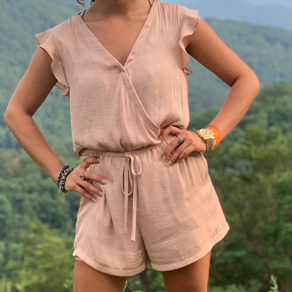 silk romper